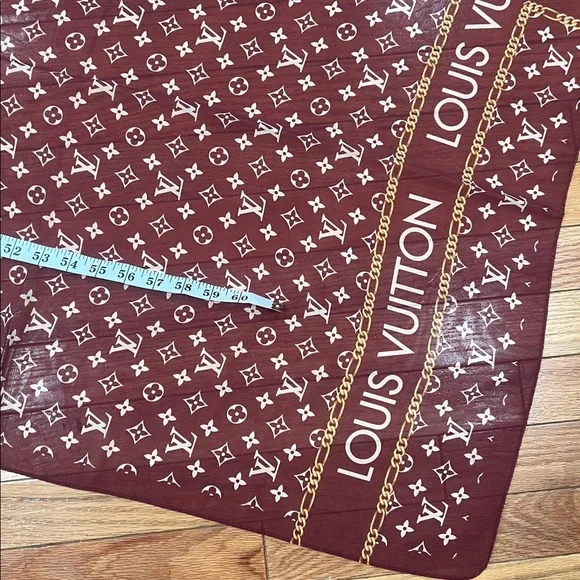 (( not authentic))NEW❤️LV Chiffon Shawl - Picture 13 of 17